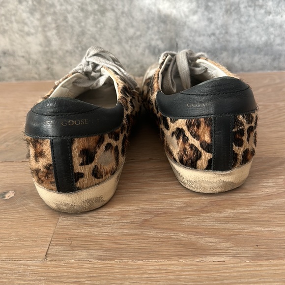Golden Goose Women's Super-Star in leopard print leather - Picture 4 of 8